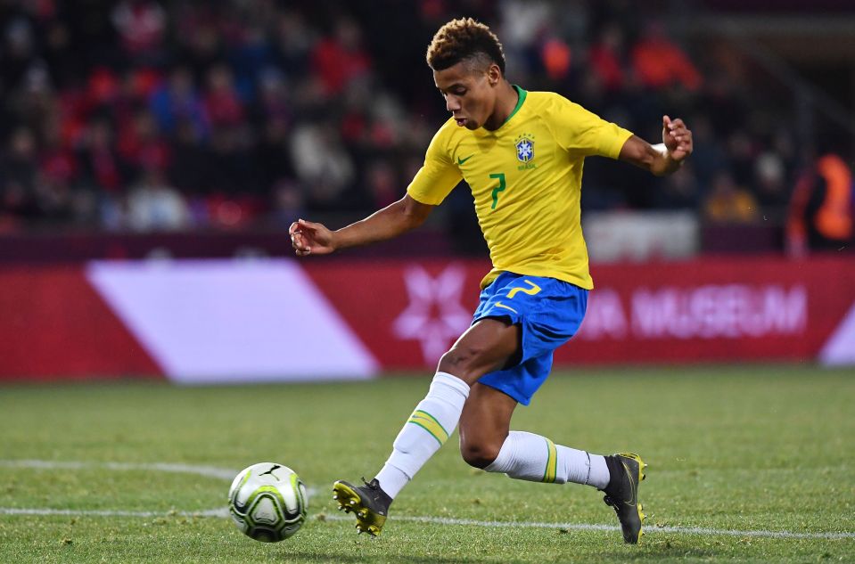  Neres made his international debut for Brazil last month