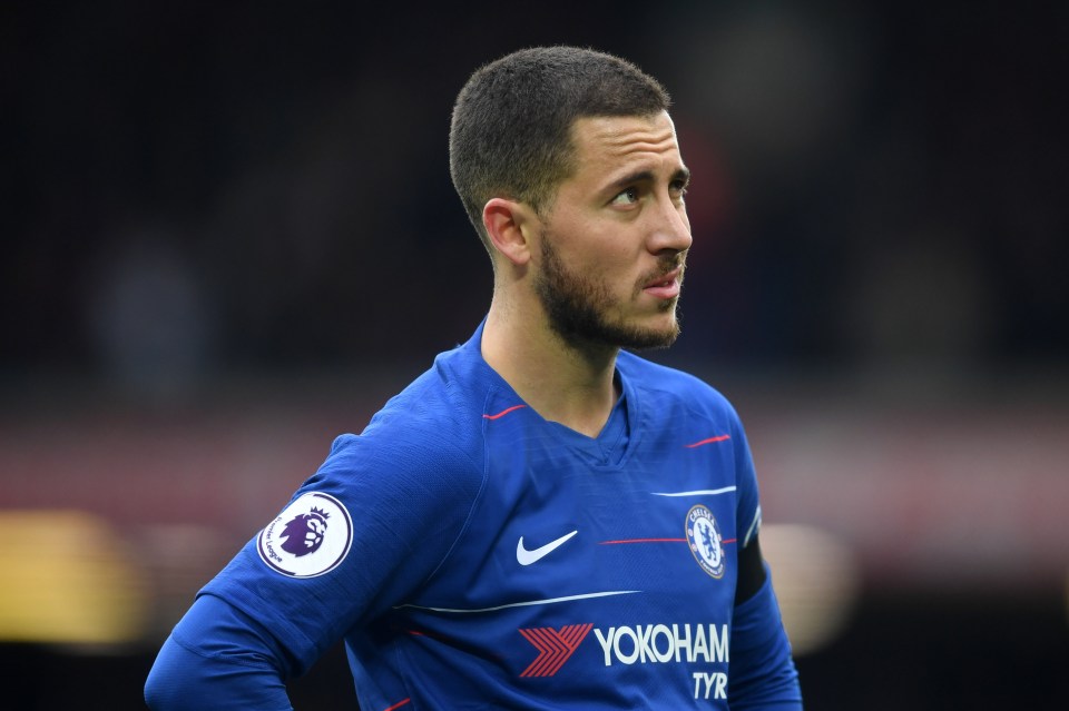  Chelsea supporters couldn't believe it when talisman Hazard was left on the bench