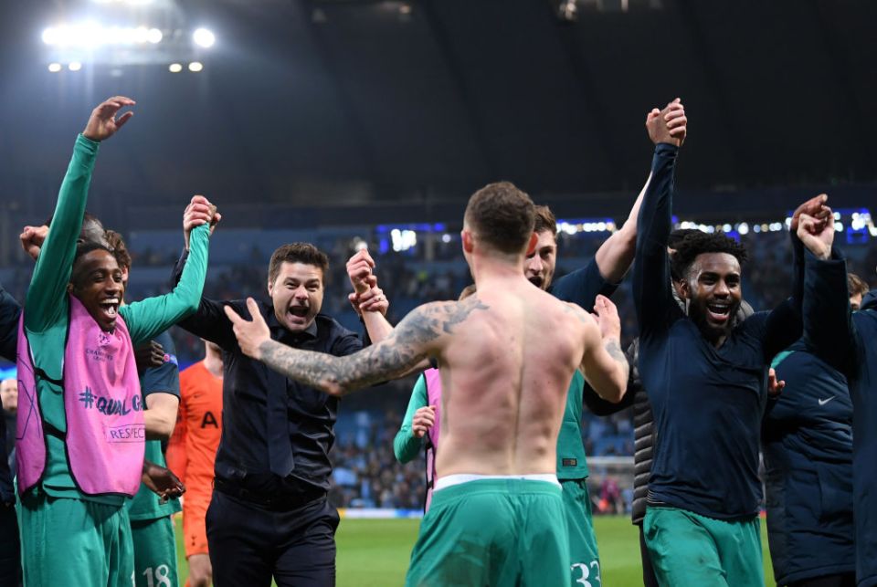  Tottenham knocked Manchester City out in the quarter-finals to reach this stage of the competition