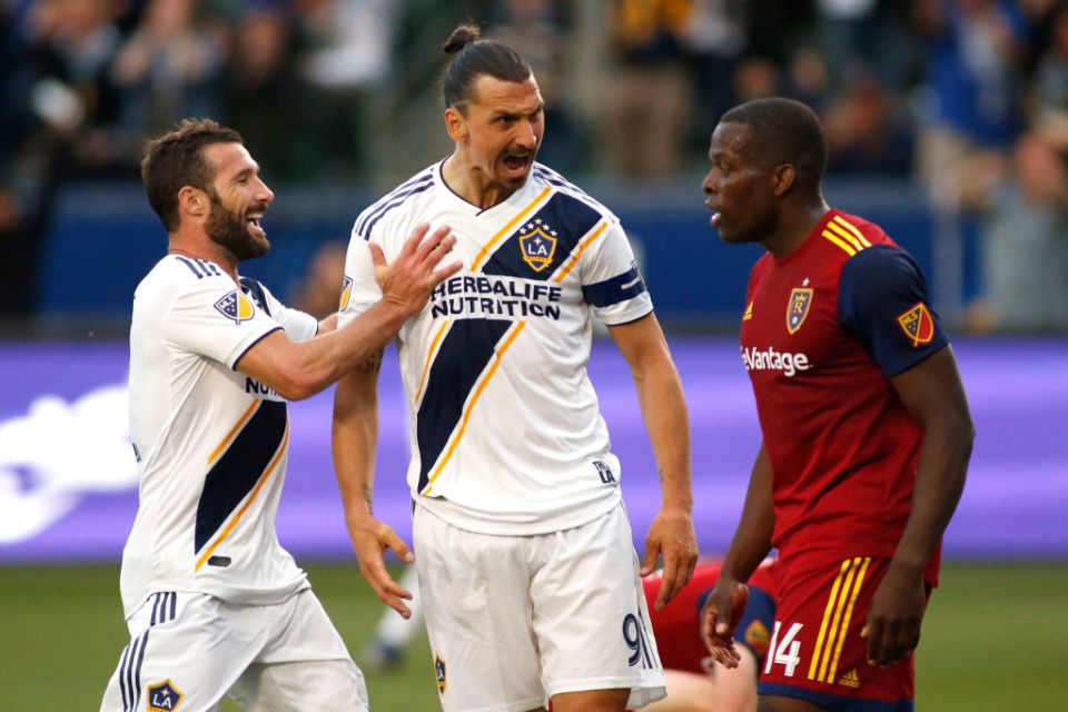 Zlatan went straight for Onuoha rather than celebrating his goal