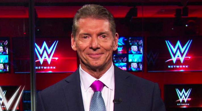  Vince McMahon proudly standing in front of his WWE Network