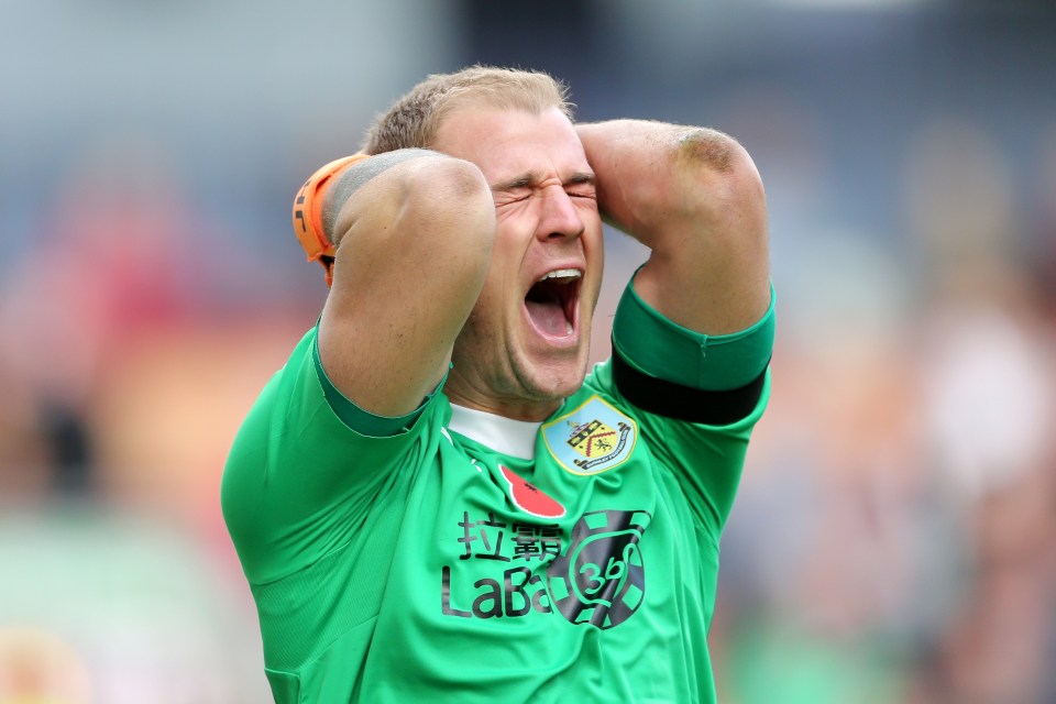  Hart will surely struggle to get regular game time at Turf Moor now