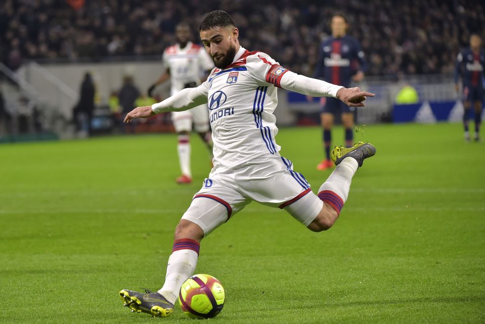  Nabil Fekir scored 12 goals for Lyon in the 2018/19 season