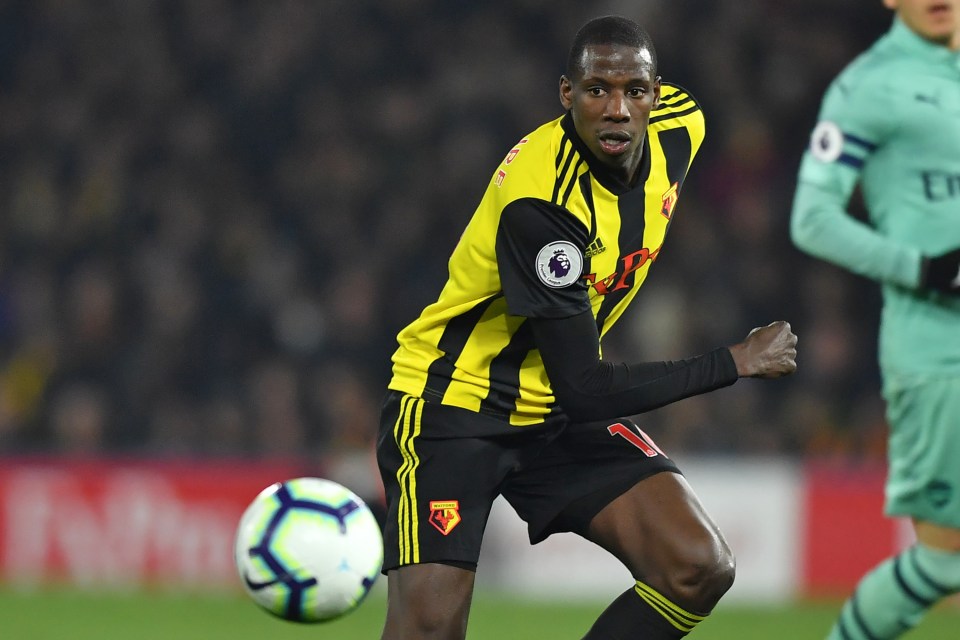  Doucoure is a workhorse in Watford's midfield
