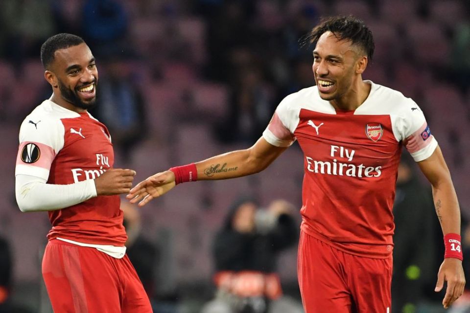  Alexandre Lacazette and Pierre-Emerick Aubameyang could have too much for Chelsea