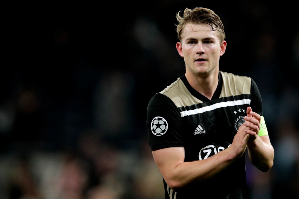  Matthijs de Ligt helped Ajax keep a clean sheet in their Champions League semi-final first leg win over Tottenham on Tuesday