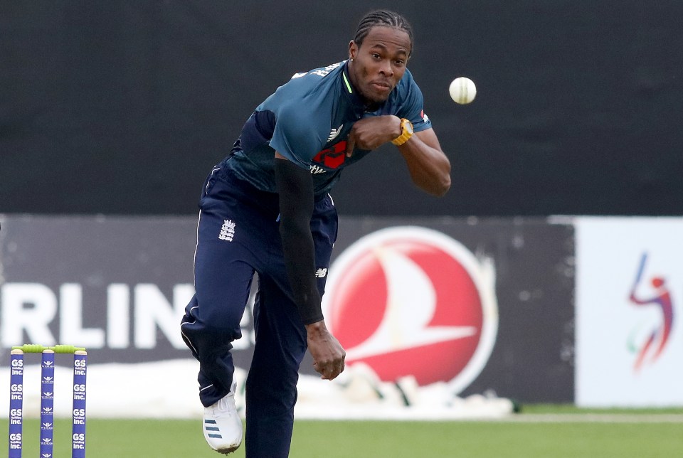 Jofra Archer regularly hit 90mph for England