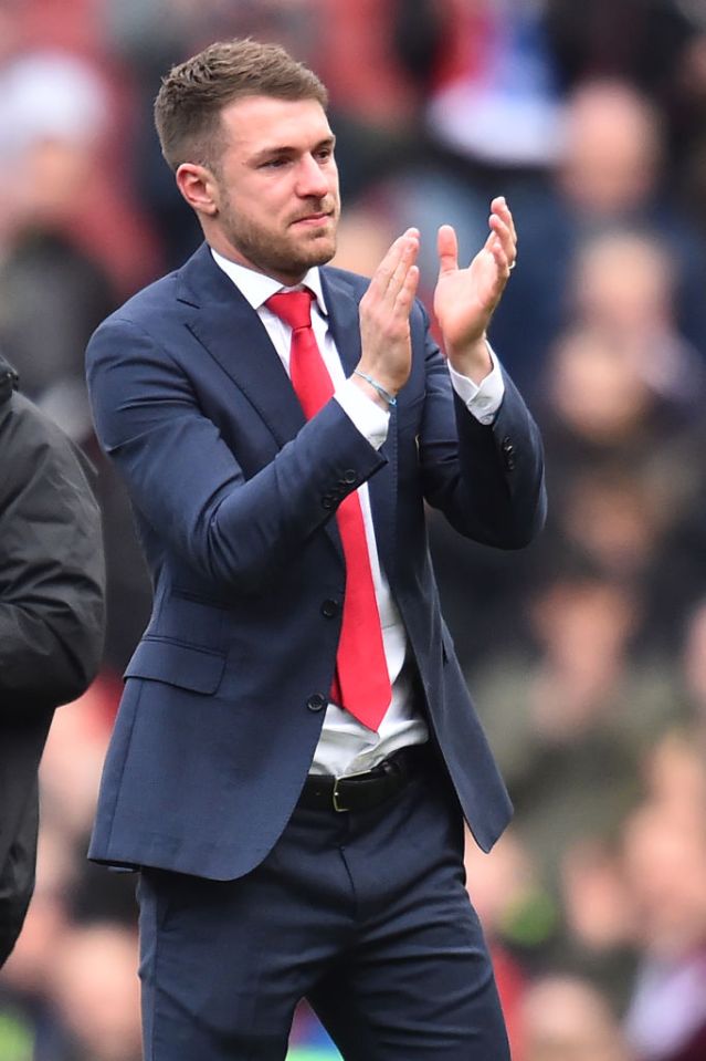  An emotional Ramsey says goodbye to the Arsenal faithful