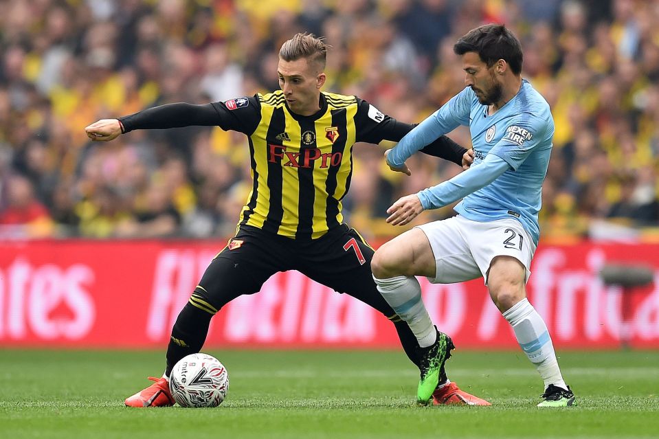  Gerard Deulofeu during the FA Cup final against Manchester City