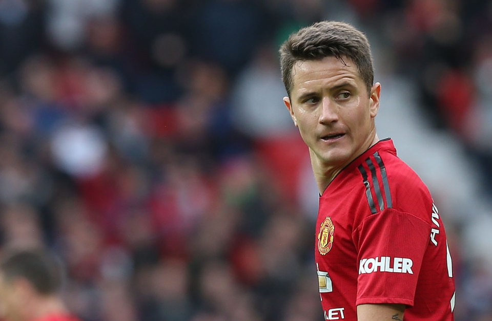  Ander Herrera looks set to leave Manchester United in the summer