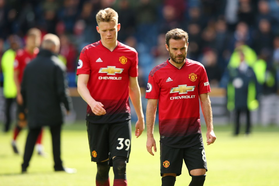  Scott McTominay could be a greater role next season while Juan Mata's contract is up in the summer