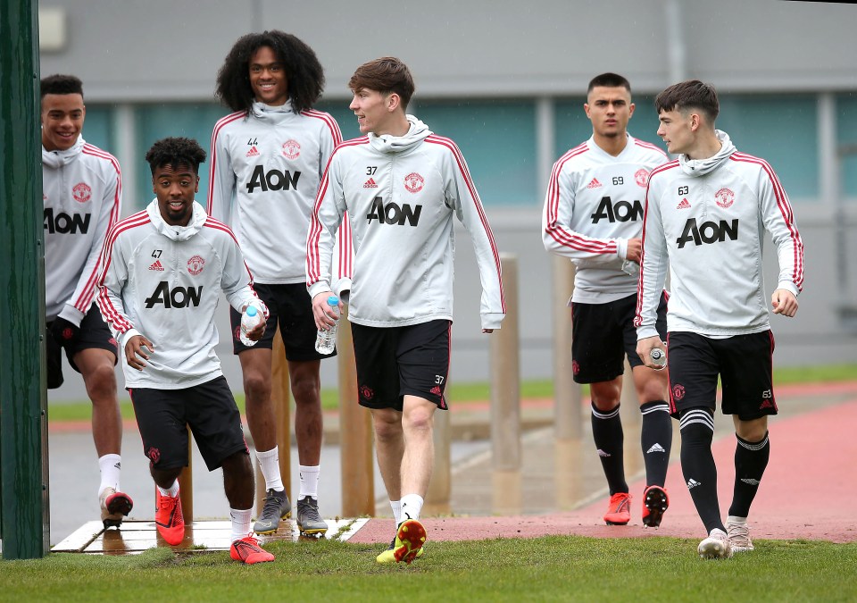  Gomes, Chong and Garner have all played for Man United's first team
