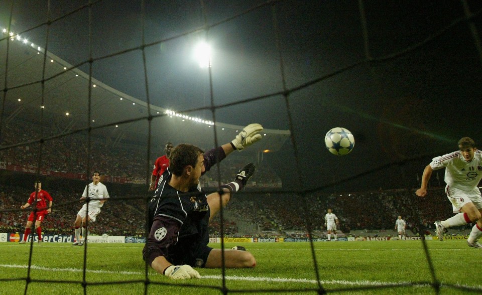  Jerzy Dudek somehow managed to stop Andriy Shevchenko from scoring in extra time