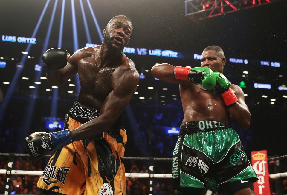  Ortiz staggered Wilder in their first fight
