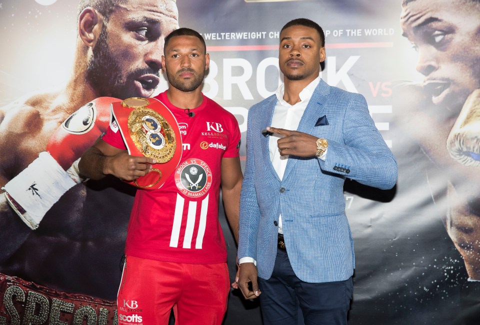 Brook held the IBF welterweight world title when he clashed with Spence