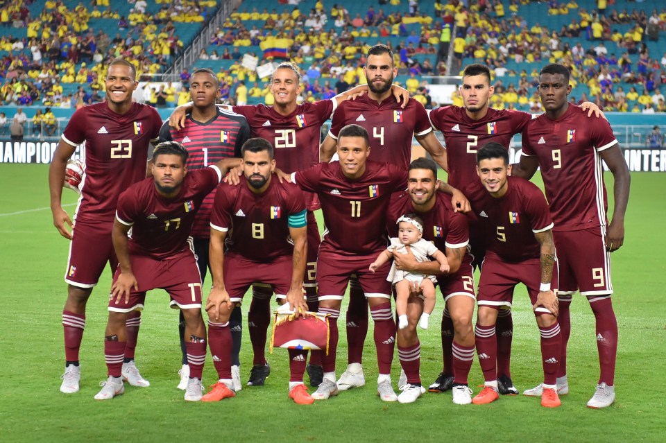  Wuilker Farinez (back row, second left) is a rising star in south American football