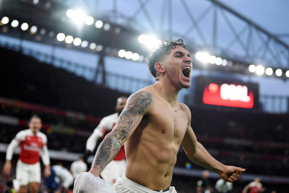  Lucas Torreira enjoyed a fantastic debut season in north London