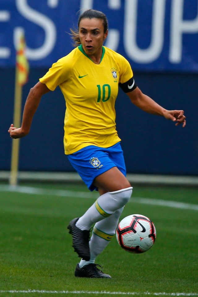  Brazil will have a chance of going far if star striker Marta plays well