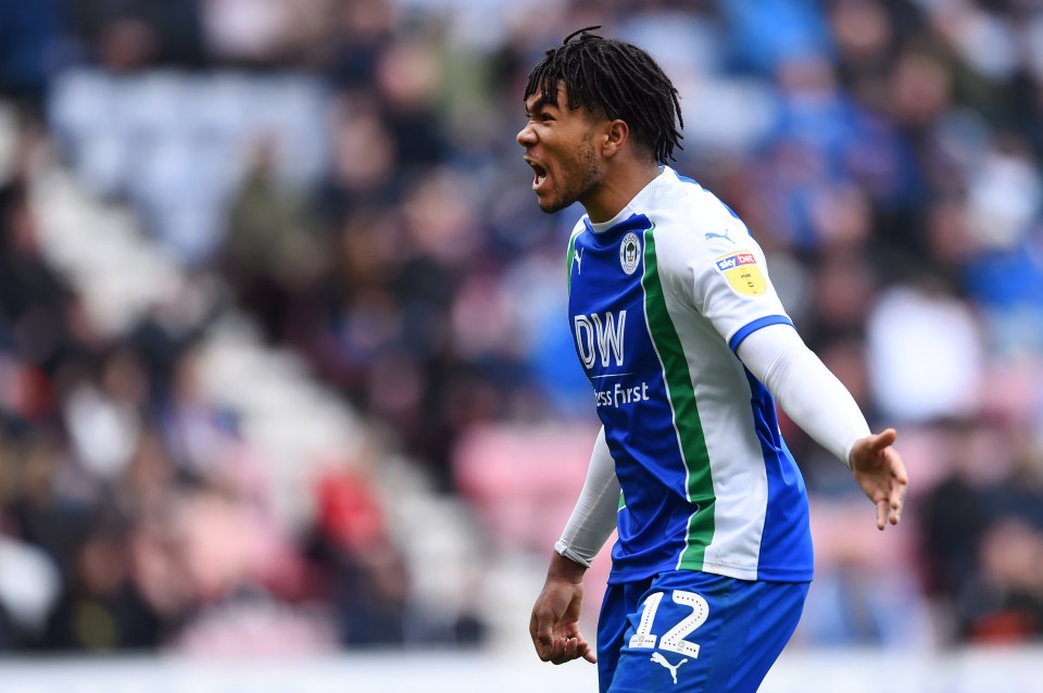  Reece James was a fans' favourite at Wigan