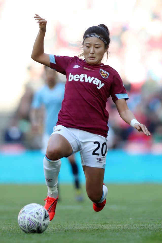 South Korea captain Cho So-Hyun plays her club football with West Ham