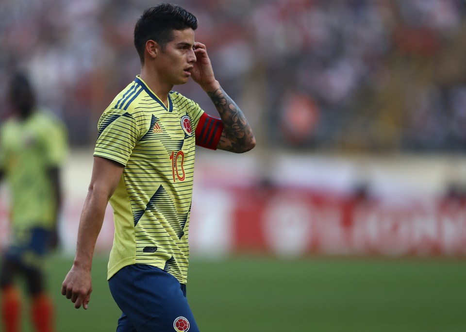  Colombia striker James Rodriguez will be hoping that a good tournament will attract plenty of interest in his services