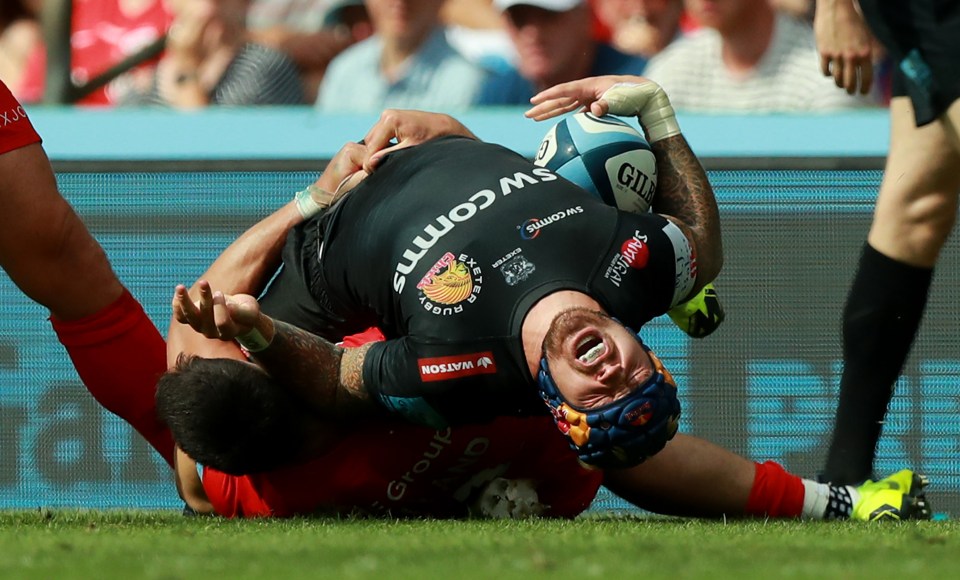  Jack Nowell is recovering from an injury sustained in the Premiership final