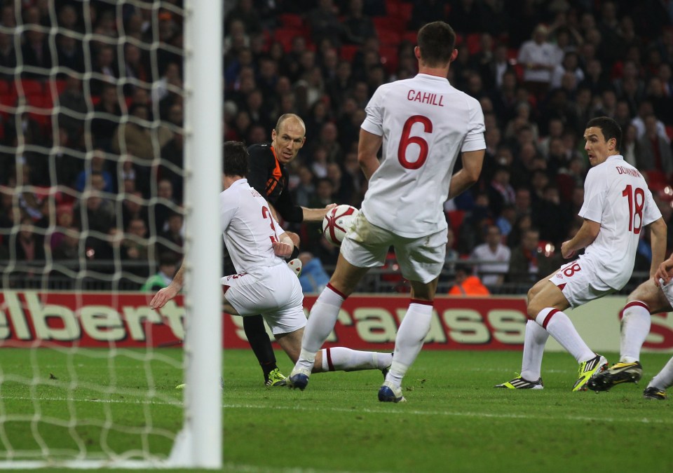  You knew what Robben was going to do, but stopping him was a different proposition