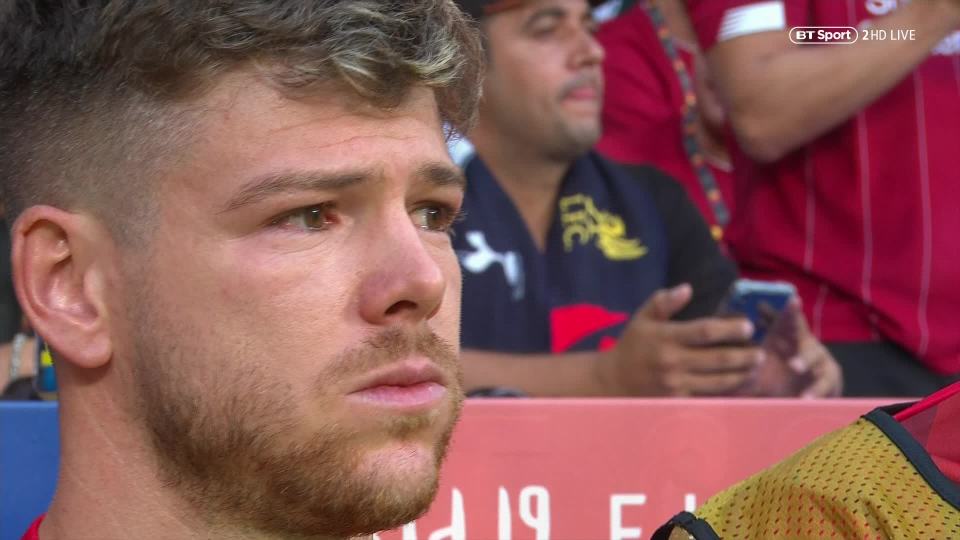  Moreno could not hold back the tears