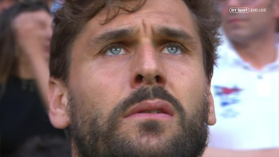  Llorente was also visibly moved