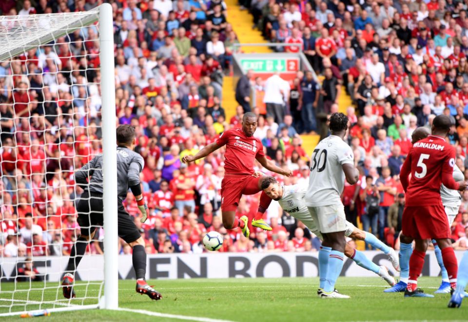  Sturridge scored against West Ham during the opening weekend of the 2018/19 season
