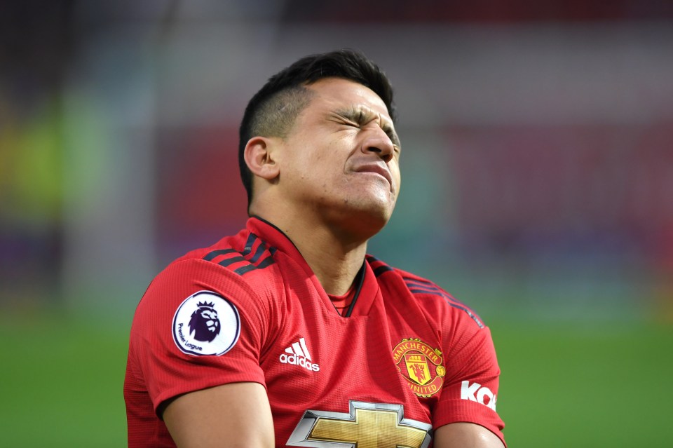  Sanchez's time at Old Trafford has been a disaster so far