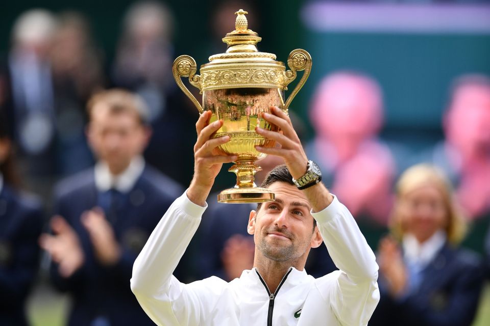 Djokovic won an epic battle with Federer in 2019, the longest Wimbledon final on record