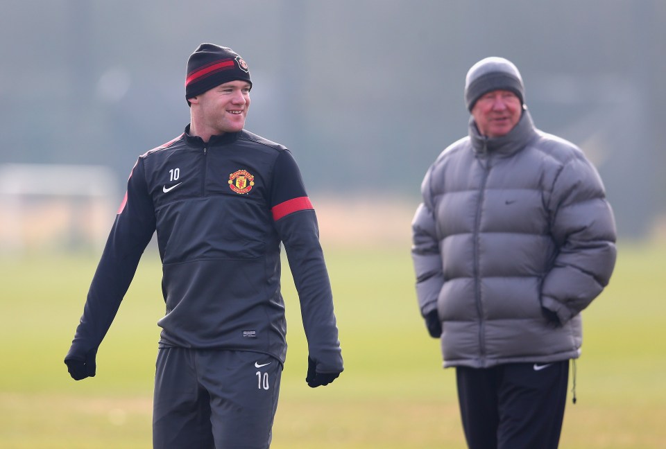  Sir Alex Ferguson was able to stop Wayne Rooney lea