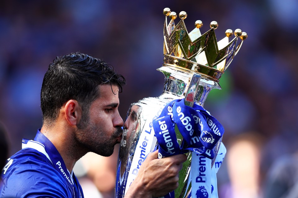  Diego Costa played an integral role in Chelsea's 2016/17 Premier League title win