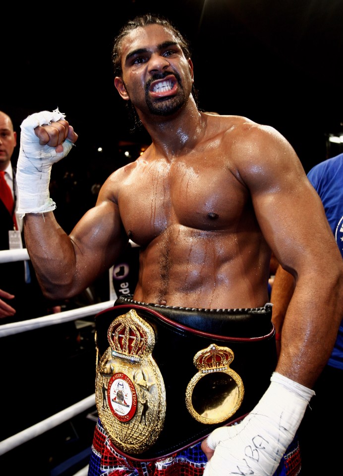  David Haye held the WBA heavyweight title