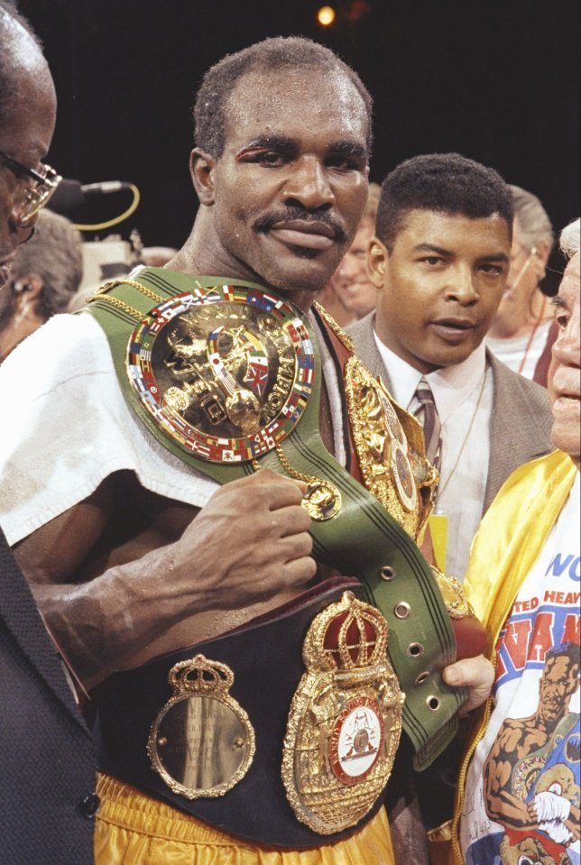Evander Holyfield held all the belts in boxing's top two divisions