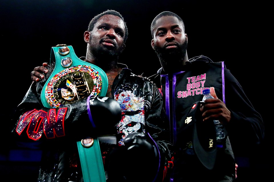 Whyte has the WBC 'interim' belt