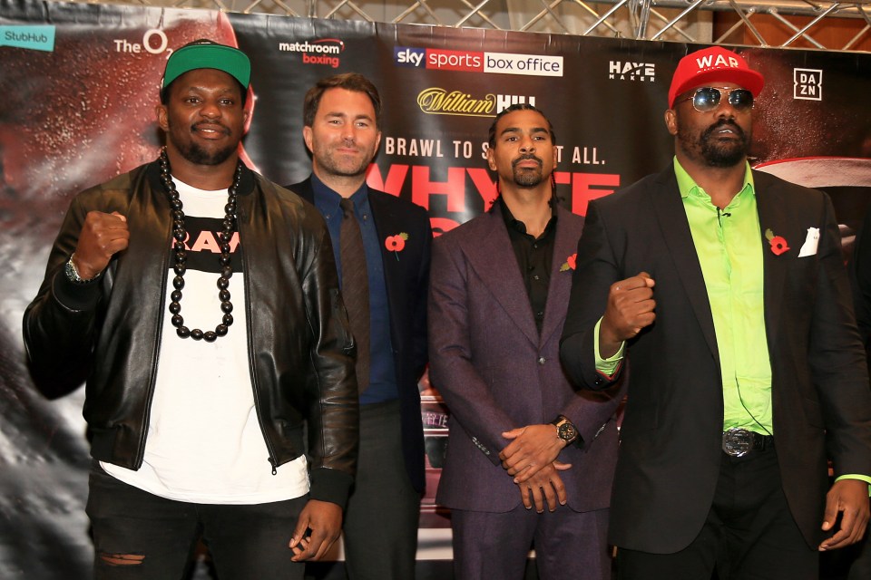  David Haye was involved in Whyte vs Chisora II