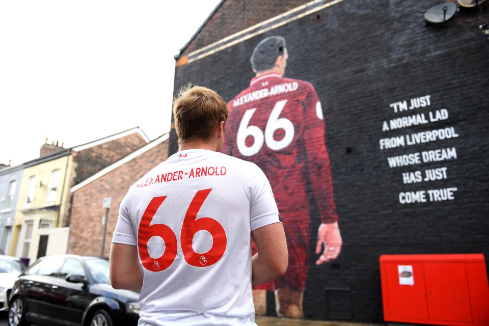  A mural of Trent Alexander-Arnold is already up near Anfield, such is the growing influence the youngster is having at his boyhood club