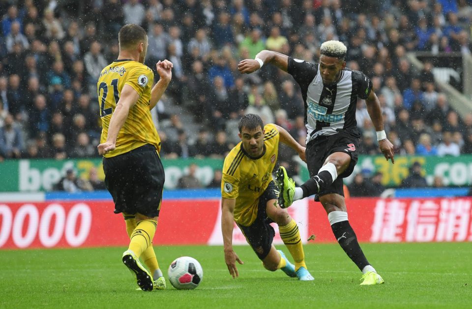  Joelinton showed signs of promise during his Premier League debut