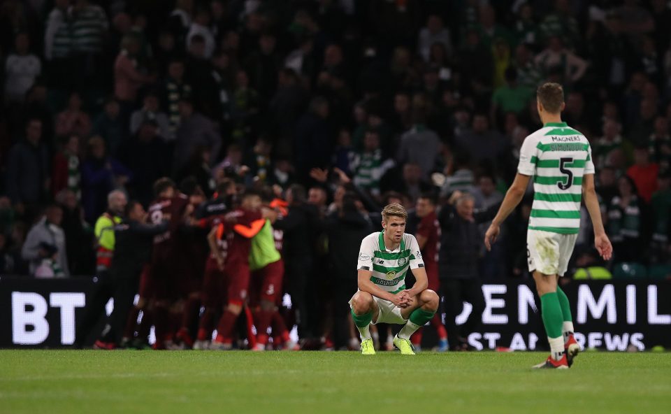  Celtic have crashed out of Europe's premier club competition