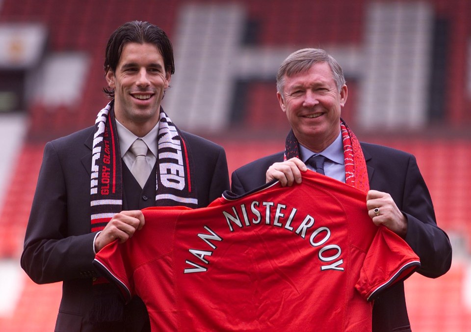  Ferguson was desperate to find the perfect foil for summer signing Van Nistelrooy