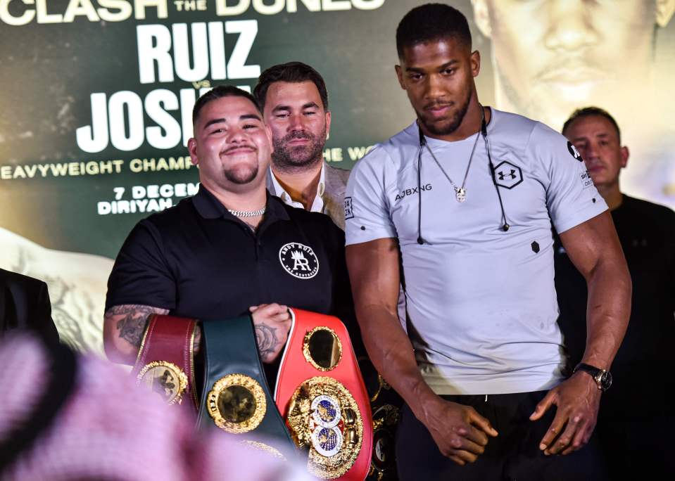  Ruiz faces Joshua in December