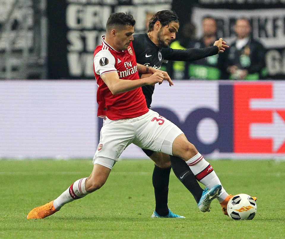  Granit Xhaka has been at Arsenal since 2016