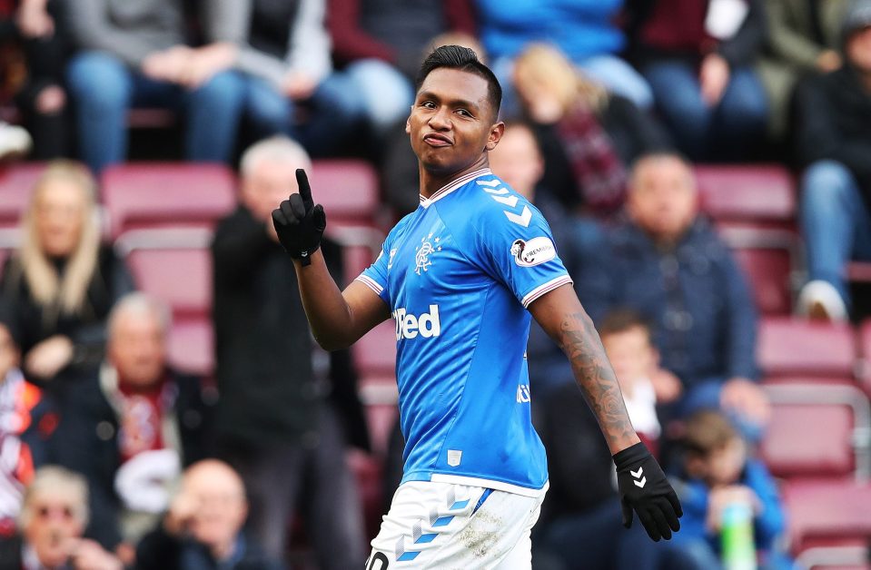  Alfredo Morelos grabbed a vital equaliser for Rangers on Sunday
