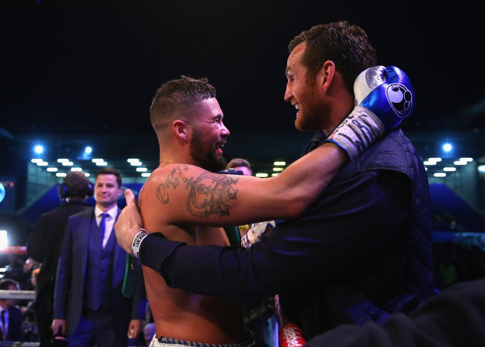  Price and close pal Bellew enjoyed a fruitful session against the two-weight champion