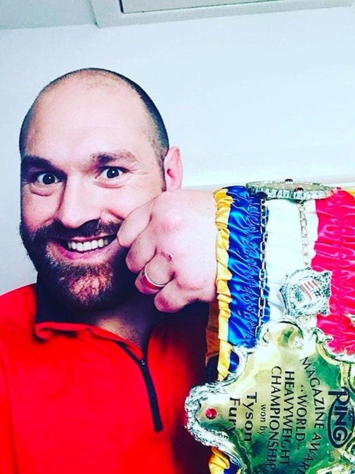 Fury is a two-time Ring champion, having first won the belt by beating Wladimir Klitschko in 2015, then again by beating Deontay Wilder in 2020