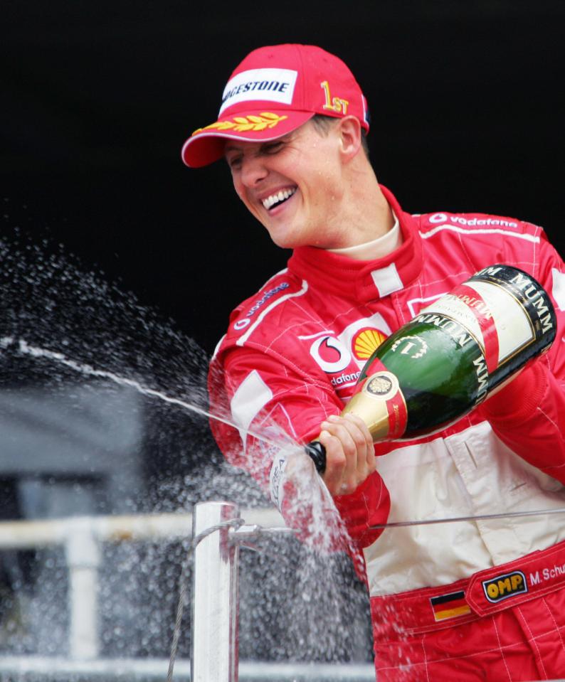  Schumacher won a record seven World Championships, two for Benetton and five while driving for Ferrari