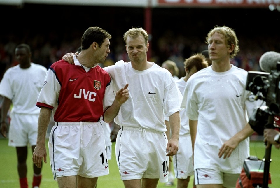  Dennis Bergkamp won three Premier League titles with Arsenal