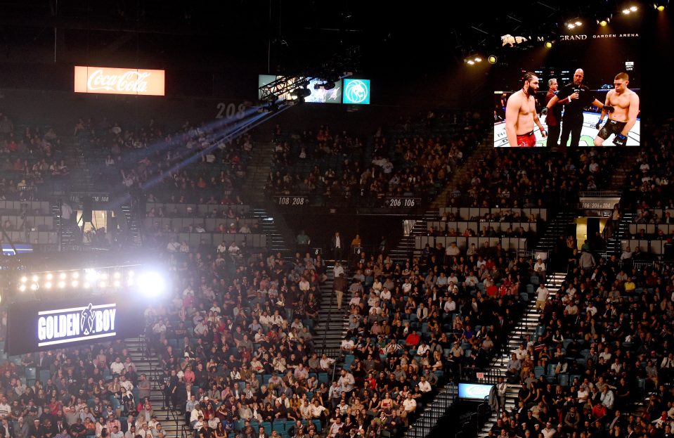  The MGM Grand showed the UFC 244 main event on Saturday night